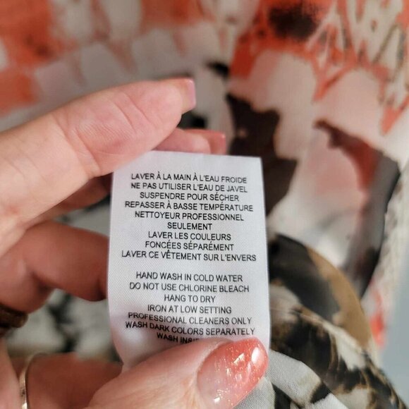 Addition Elle sheer bat wing blouse EUC - Picture 9 of 9